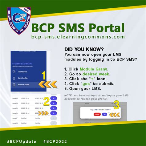 sms portal bcp|Bestlink College of the Philippines Student Management System.